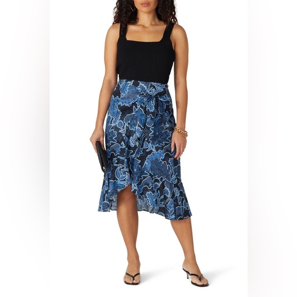 Parker Drew Wrap Skirt - Picture 3 of 8